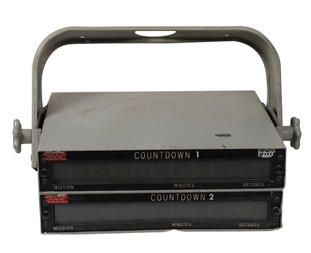 Lot #653 Air Force Launch Operations Countdown Clock - Image 1
