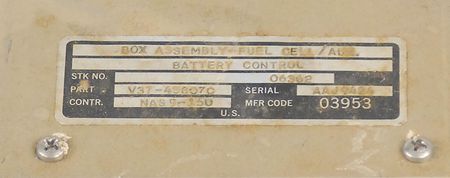 Lot #166 Command Service Module Battery Control Box - Image 3