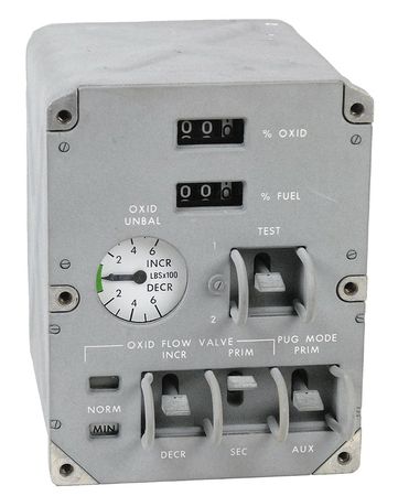 Lot #157 CM Block II SPS Propellant Quantity and Utilization Display Gauge  - Image 1