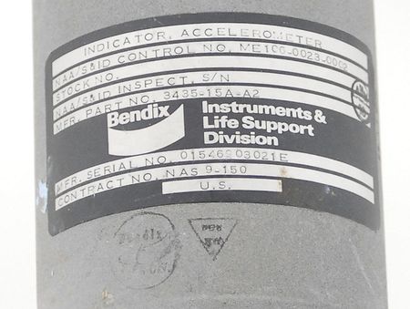 Lot #168 Command Module Block II Acceleration Gauge - Image 2