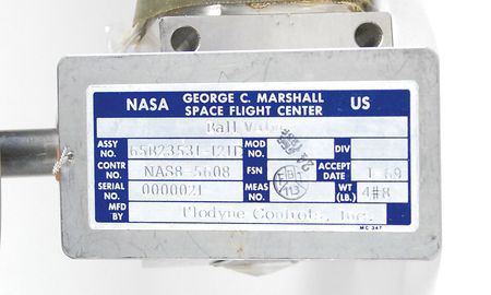Lot #213 Saturn V Manual Ball Valve - Image 3