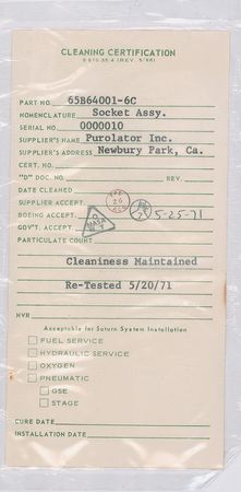 Lot #207 Saturn Socket Assembly - Image 4