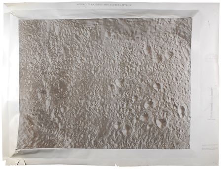 Lot #547 Apollo 17 Landing Site Map - Image 1