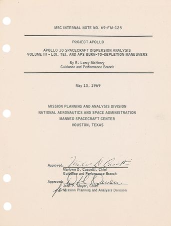 Lot #323 Apollo 10: Cooper and Stafford - Image 2