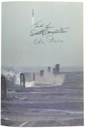 Lot #93 Cooper, Carpenter, and Schirra - Image 1