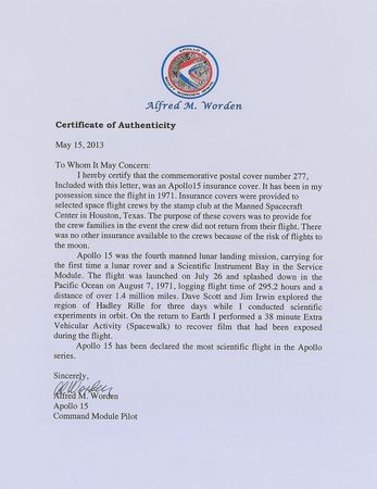 Lot #481  Apollo 15 - Image 3