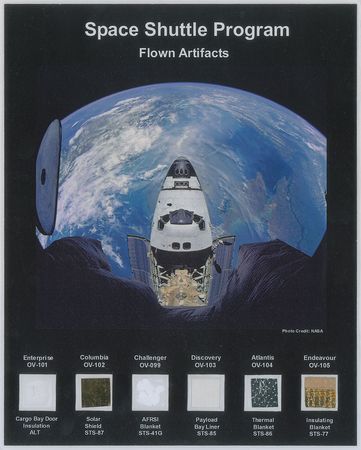 Lot #593 Space Shuttle Artifacts - Image 1