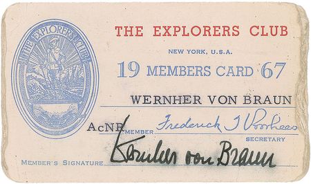 Lot #42 Wernher von Braun