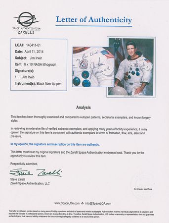 Lot #484 Jim Irwin - Image 2