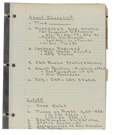 Lot #339 Gene Kranz?s Apollo 11 Flight Book - Image 4