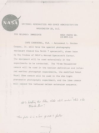 Lot #1001 The First  Hasselblad in Space - Image 9