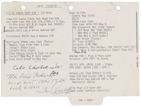 Lot #527 Apollo 17: Gene Cernan - Image 2