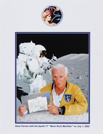 Lot #527 Apollo 17: Gene Cernan - Image 4