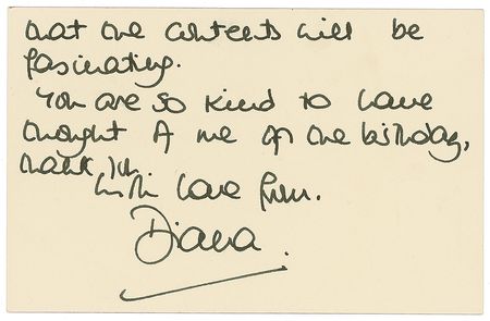 Lot #224 Princess Diana: “I got a lovely surprise when Jean gave me your present of The Tibetan Book of Living & Dying” - Image 2