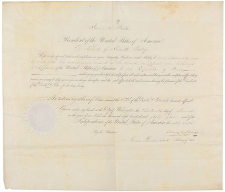 Lot #16 James K. Polk and James Buchanan: