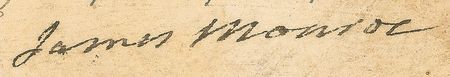 Lot #9 James Monroe Signed Document - Image 2