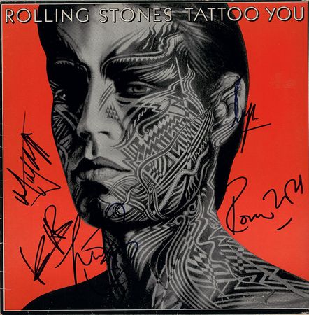 Lot #784 Rolling Stones: Quadruple-platinum certified Tattoo You - Image 1