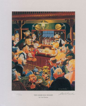 Lot #583 Carl Barks limited edition signed lithograph ?Goose Egg Nugget? - Image 1