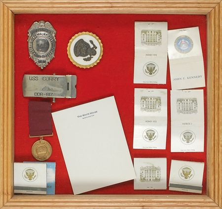 Lot #61 Dwight D. Eisenhower USS Williamsburg Guest Logbook: Guest book from the presidential yacht USS Williamsburgâ??including presidents, foreign dignitaries, and military figures - Image 4