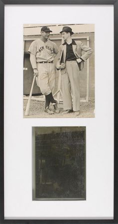 Lot #955 Lou Gehrig: Unique spring training photo of Gehrig in 1938?his last full season - Image 1