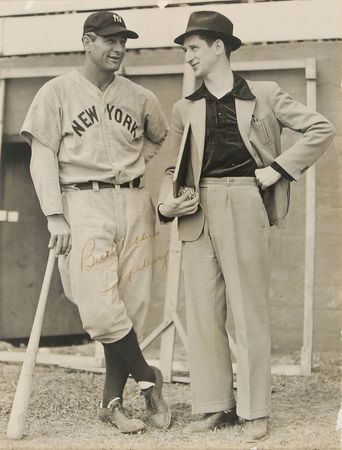 Lot #955 Lou Gehrig: Unique spring training photo of Gehrig in 1938?his last full season - Image 2