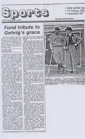 Lot #955 Lou Gehrig: Unique spring training photo of Gehrig in 1938?his last full season - Image 5