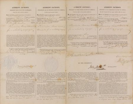 Lot #12 Andrew Jackson: President Jackson dispatches a ship on a Pacific whaling voyage - Image 2