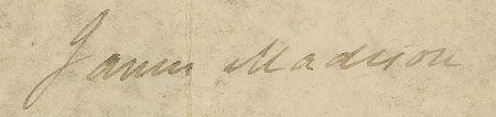 Lot #7 James Madison Signed Document - Image 2