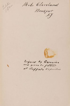 Lot #168 Geronimo: ?Signed by Geronimo and given to father at Buffalo Exposition? - Image 3