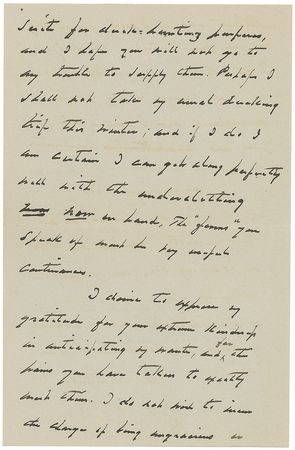 Lot #81 Grover Cleveland Handwritten Letter Signed - Image 2