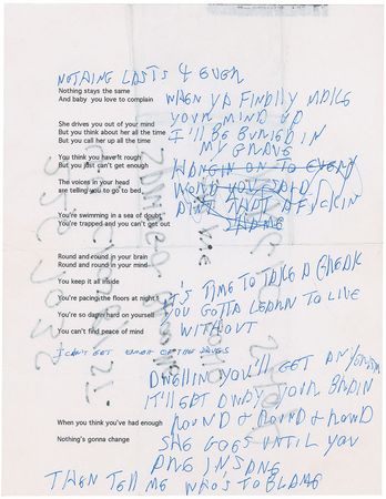 Lot #778 The Ramones: Joey Ramone: “When ya finally make your mind up I’ll be buried in my grave” - Image 1