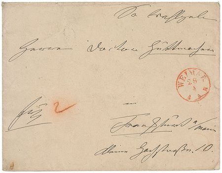 Lot #642 Johann Wolfgang von Goethe: Well-documented ringlet of Goethe?s hair - Image 3