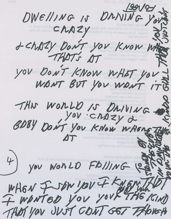 Lot #780 The Ramones: Joey Ramone: “The world is driving you crazy” - Image 1