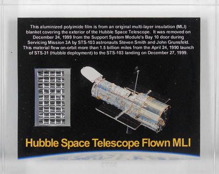 Lot #398 Hubble Space Telescope Flown Insulation Blanket Film - Image 2