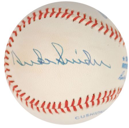 Lot #958 Mantle, Mays, and Snider Baseball - Image 3