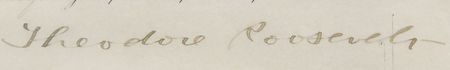 Lot #44 Theodore Roosevelt Signed Document - Image 2