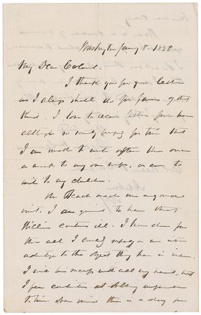 Lot #294 William H. Seward: “The Democratic party seems impelled to ruin itself” - Image 1