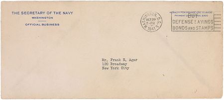 Lot #277 Frank Knox: “Saboteurs will be dealt with” - Image 2