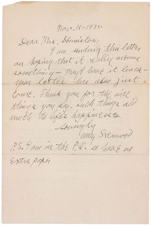 Lot #95 Eleanor Roosevelt Typed Letter Signed - Image 2