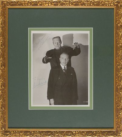 Lot #844 Lon Chaney, Jr. and Cedric Hardwicke: Fantastic publicity still for The Ghost of Frankenstein - Image 2