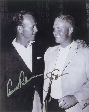 Lot #996 Jack Nicklaus and Arnold Palmer Signed Photographs - Image 1