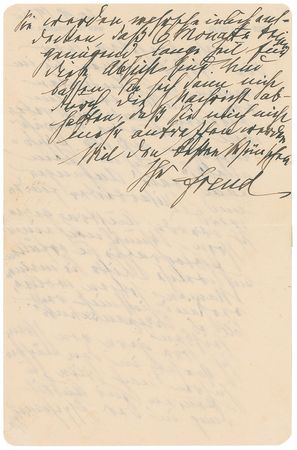 Lot #165 Sigmund Freud: ?Psychoanalysis will soon find followers and collaborators? - Image 2