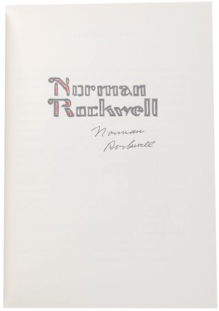 Lot #450 Norman Rockwell Book - Image 1