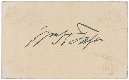 Lot #87 William and Helen Taft Signatures - Image 1