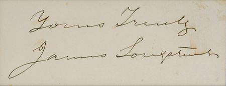 Lot #324 James Longstreet Signature - Image 2