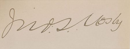 Lot #329 John S. Mosby Signature - Image 2