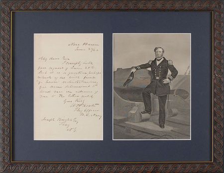 Lot #345 Andrew H. Foote Handwritten Letter Signed - Image 1