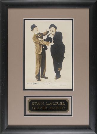 Lot #866 Laurel and Hardy Signed Photograph - Image 2