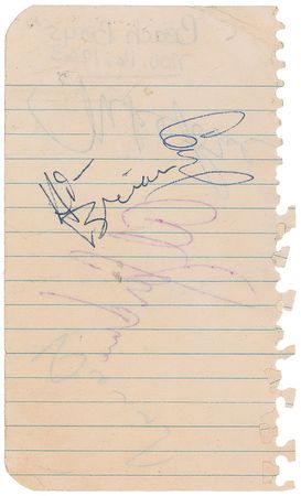 Lot #803 Beach Boys Signature - Image 2