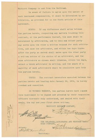 Lot #264 James C. Fargo - Image 1